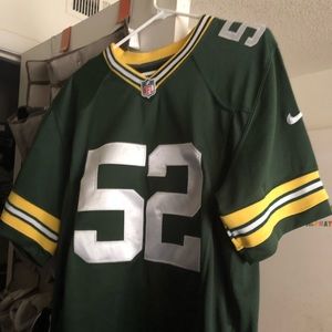 Clay Matthews Green Back Packers Jersey Nike NFL